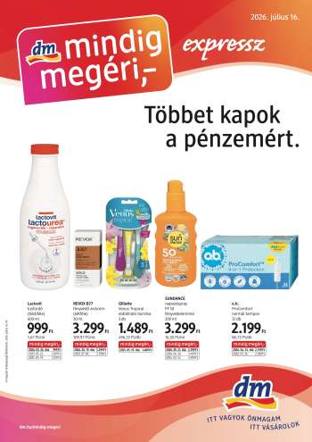 thumbnail - Akciós újság dm drogerie markt