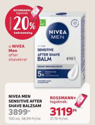 NIVEA MEN SENSITIVE AFTER SHAVE BALZSAM