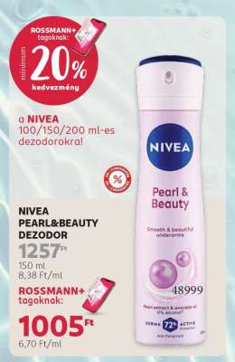 NIVEA PEARL&BEAUTY DEZODOR