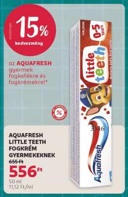 AQUAFRESH LITTLE TEETH FOGKRÉM GYERMEKEKNEK