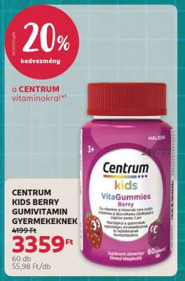 CENTRUM KIDS BERRY GUMIVITAMIN GYERMEKEKNEK
