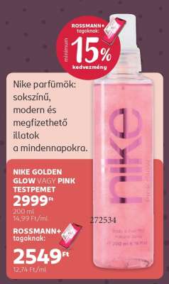 NIKE GOLDEN GLOW VAGY PINK TESTPERMET