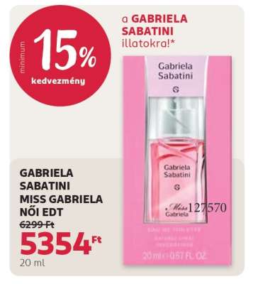 GABRIELA SABATINI MISS GABRIELA NŐI EDT