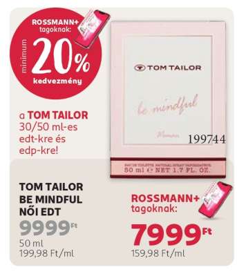 TOM TAILOR BE MINDFUL NŐI EDT