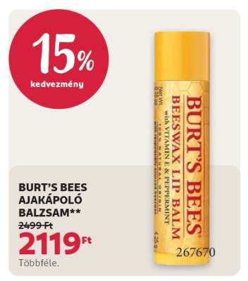 BURT’S BEES AJAKÁPOLÓ BALZSAM