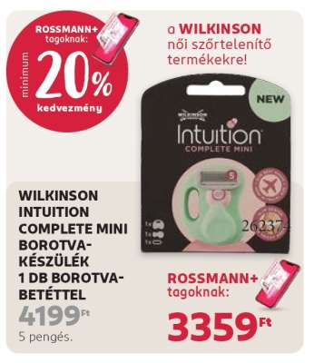 WILKINSON INTUITION COMPLETE MINI BOROTVAKÉSZÜLÉK