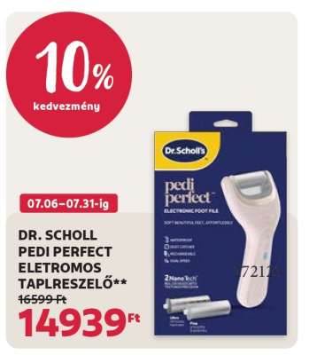 DR. SCHOLL PEDI PERFECT ELEKTROMOS TAPLRESZELŐ