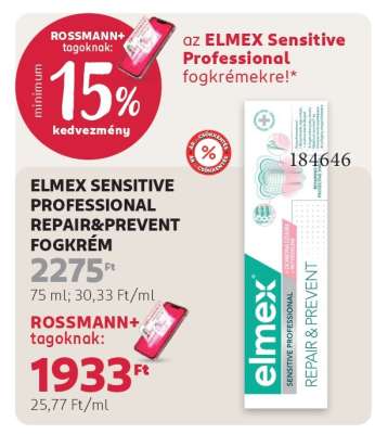 ELMEX SENSITIVE PROFESSIONAL REPAIR & PREVENT FOGKRÉM