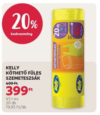 KELLY KÖTHETŐ FÜLES SZEMETESZSÁK
