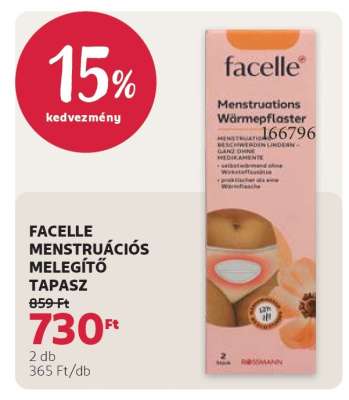 FACELLE MENSTRUÁCIÓS MELEGÍTŐ TAPASZ