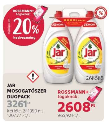 JAR Mosogatószer Duopack