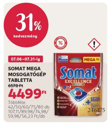 SOMAT MEGA MOSOGATÓGÉP TABLETTA