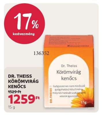 DR. THEISS KÖRÖMVIRÁG KENŐCS