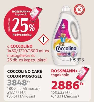 COCCOLINO CARE COLOR MOSÓGÉL