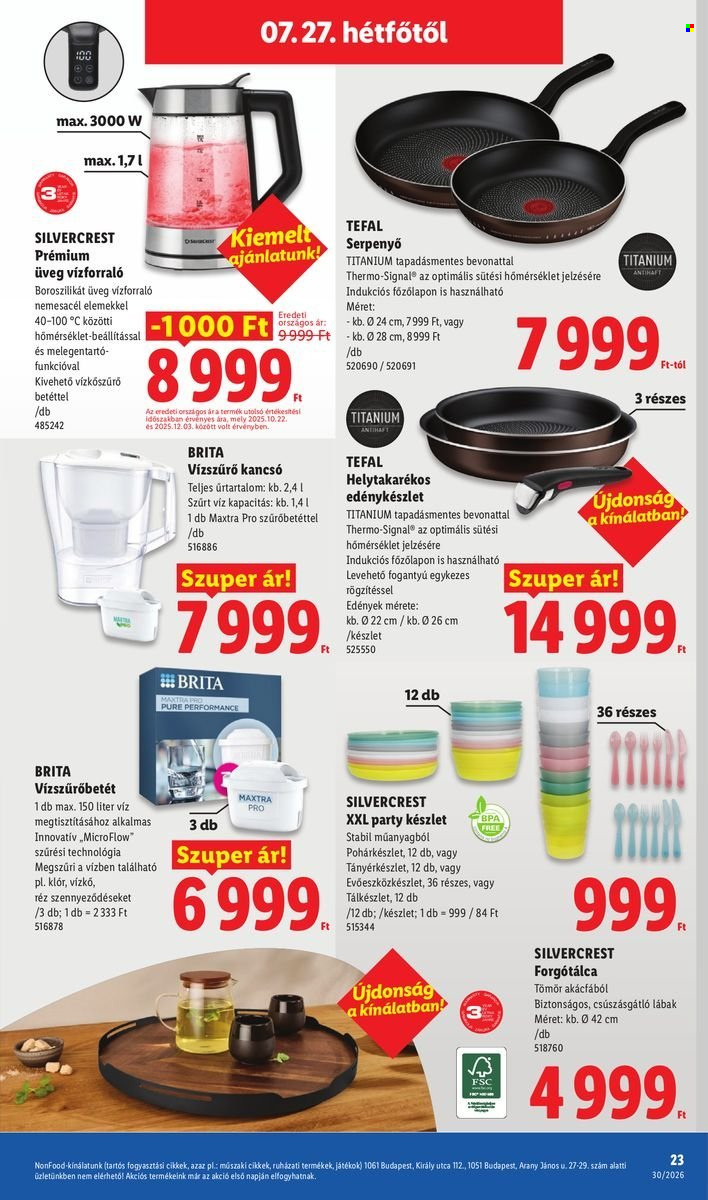Lidl akciós újságok - 2026.07.23 - 2026.07.29. Oldal 23
