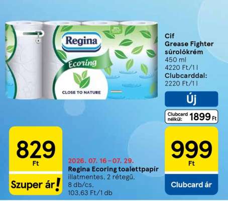 Regina Ecoring toalettpapír
