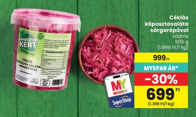 Céklás káposztasaláta sárgarépával