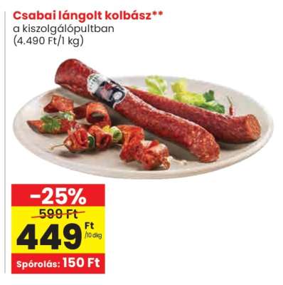 CSABAI Lángolt kolbász*