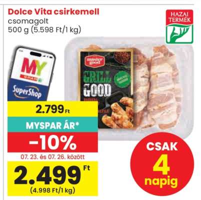 Dolce Vita csirkemell