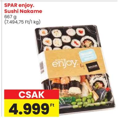 SPAR enjoy. Sushi Nakame