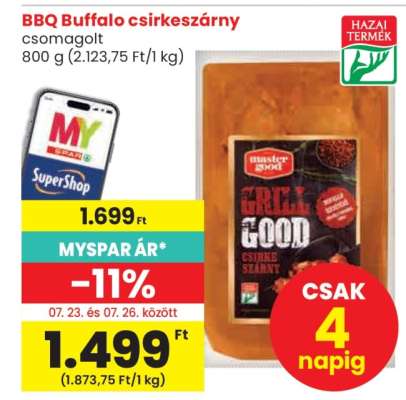 BBQ Buffalo csirkeszárny
