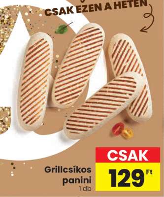 Grillcsíkos panini