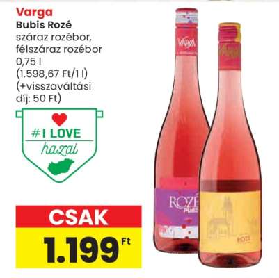 Varga Bubis Rozé