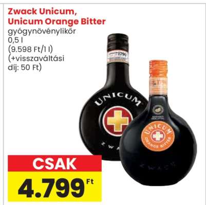 Zwack Unicum, Unicum Orange Bitter