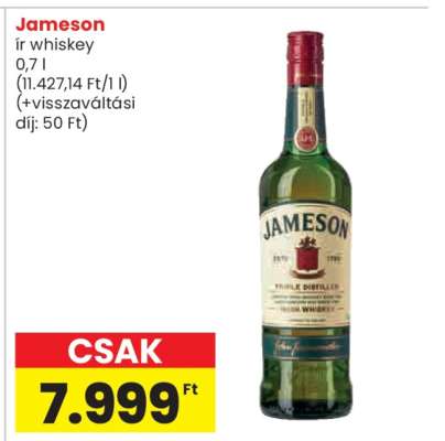 JAMESON Ír whiskey*