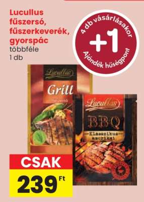 Lucullus fűszersó, fűszerkeverék, gyorspác
