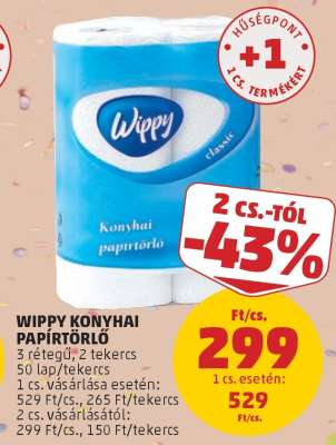 Wippy Konyhai Papírtörlő