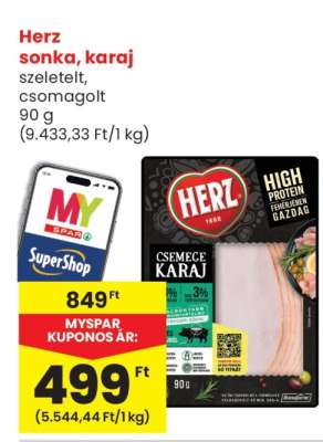 Herz sonka, karaj