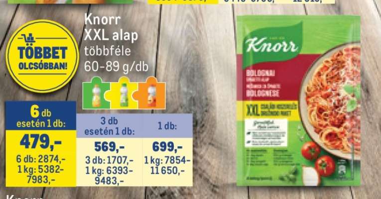 KNORR XXL ALAP