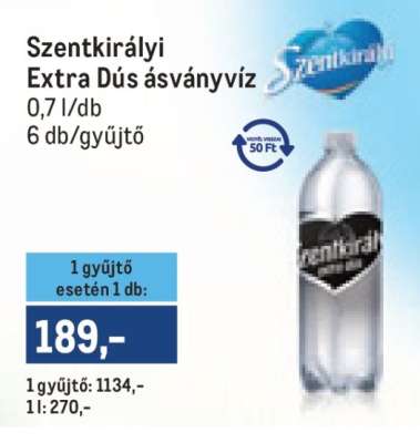 Szentkirályi Extra Dús Ásványvíz
