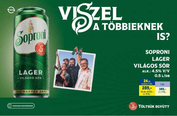 Soproni Lager világos sör