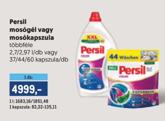 Persil mosógél vagy mosókapszula