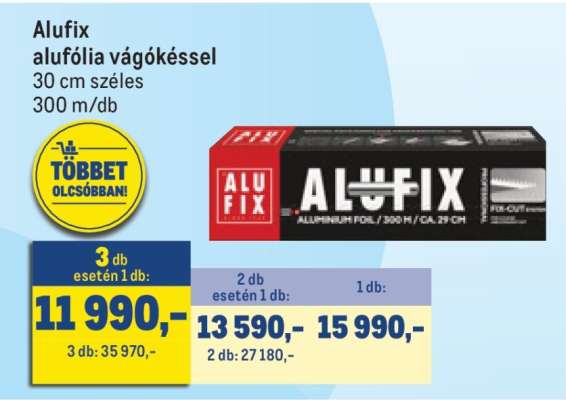 Alufix alufólia vágókéssel