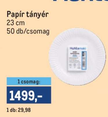 Papír tányér