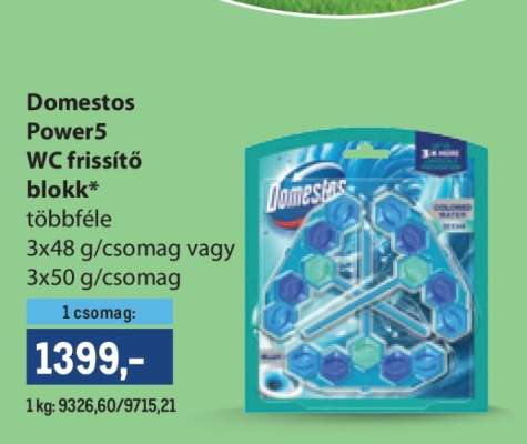 Domestos Power5 WC frissítő blokk
