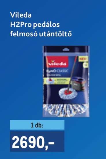 Vileda H2PrO pedálos felmosó utántöltő