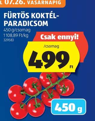 Fürtös koktélparadicsom