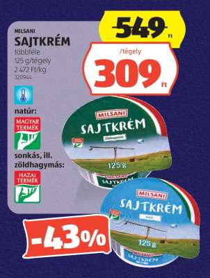 MILSANI SAJTKRÉM