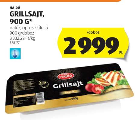 Hajdú Grillsajt, 900 G