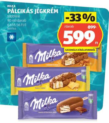 Milka Pálcikás Jégkrém