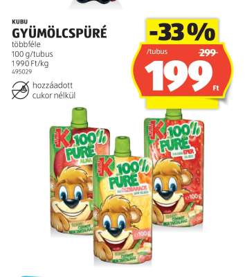 Kubu Gyümölcspüré