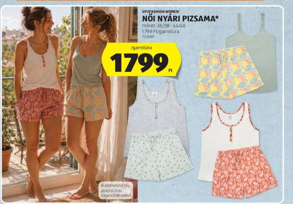 UP2FASHION WOMEN NŐI NYÁRI PIZSAMA