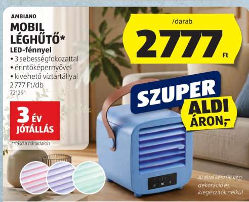Ambiano Mobil Léghűtő