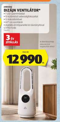 Ambiano Dizájn Ventilátor