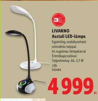 Livarno Asztali LED-lámpa