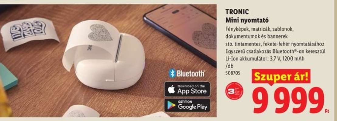 TRONIC Mini nyomtató